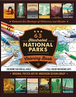 Pumpernickle 63 Illustrated National Parks Coloring Book